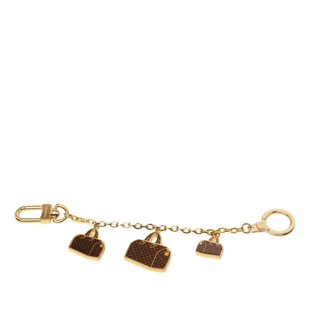 Louis Vuitton Monogram Iconic Speedy Charm Accessory Bag Keychain M65119 Brow...
